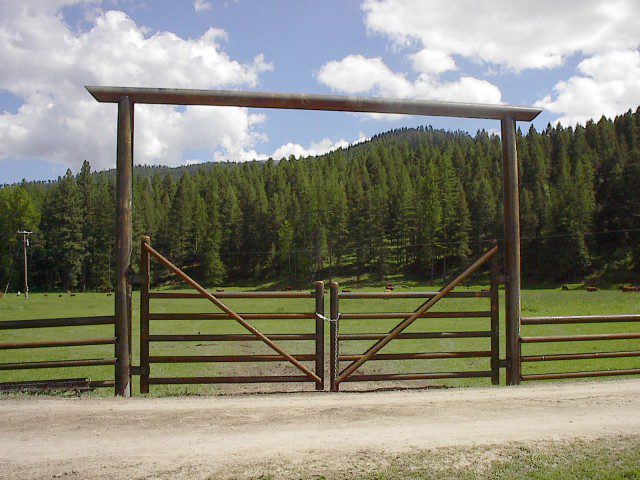 steel pipe farm gates