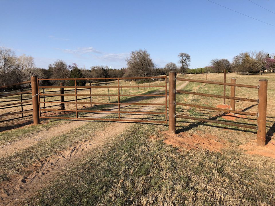 steel pipe farm gates