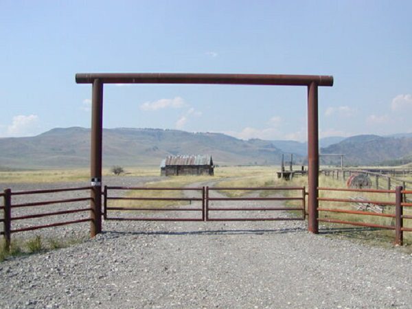 steel pipe farm gates